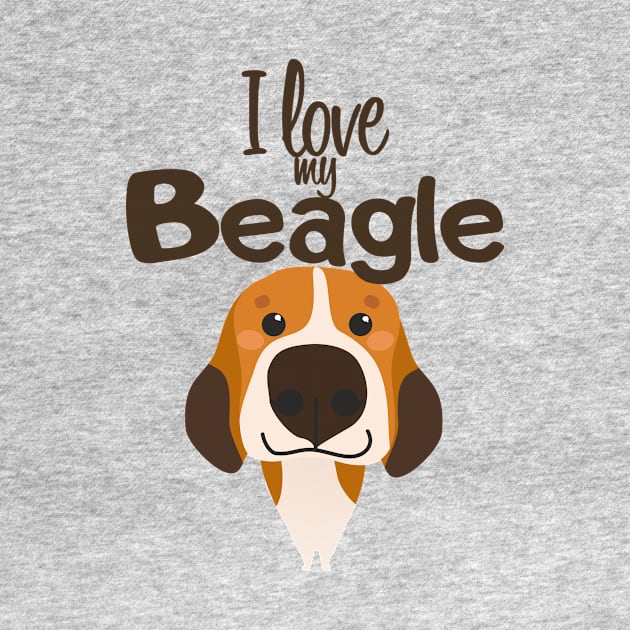 I love my Beagle! by cartoon.animal